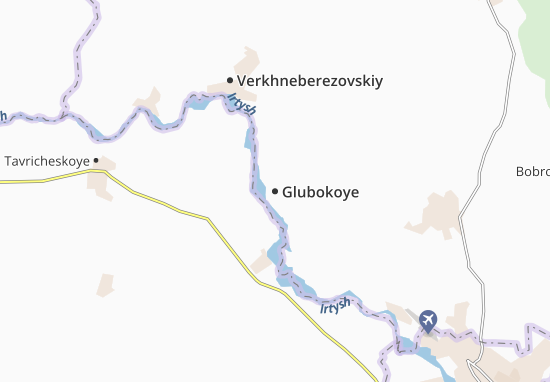 Mapa Glubokoye
