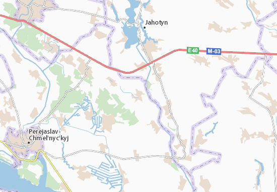 Karte Stadtplan Sosnova