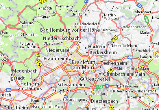 Mapa Eschersheim