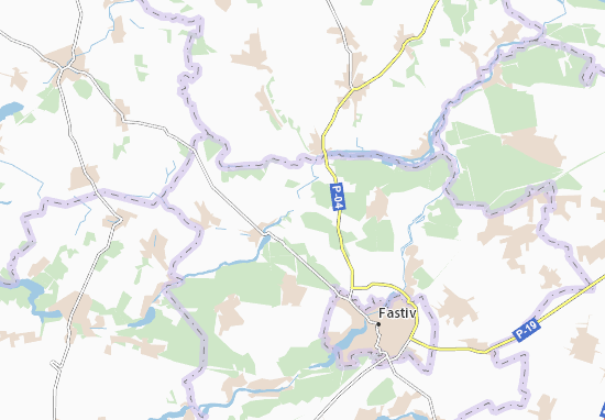 Karte Stadtplan Pryshyval&#x27;nya