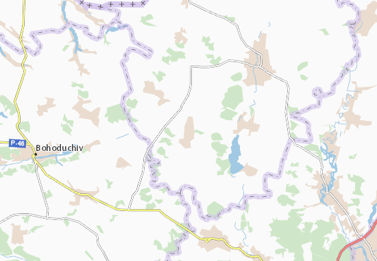 Mapa Velyka Rohozyanka