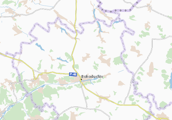 Mapa Zaryabynka