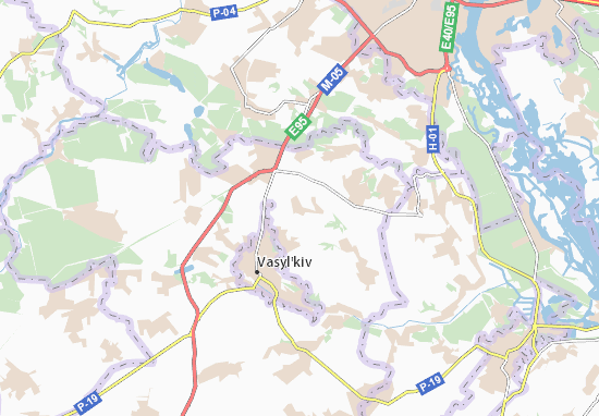 Karte Stadtplan Krushynka