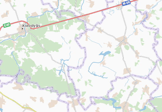 Mapa Zdvyzhka