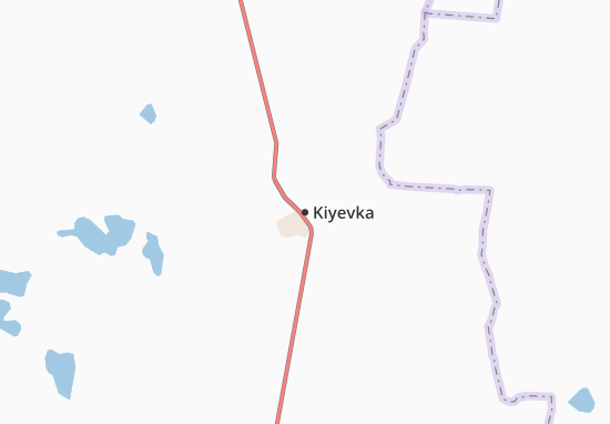 Karte Stadtplan Kiyevka