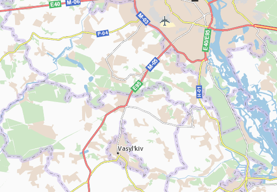 Markhalivka Map