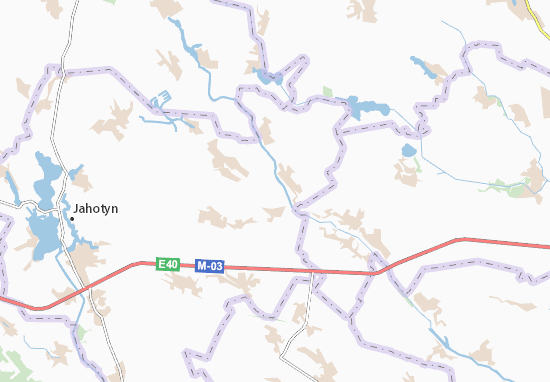 Karte Stadtplan Hodunivka