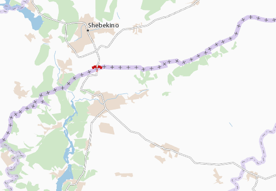 Karte Stadtplan Vovchans&#x27;ki Khutory