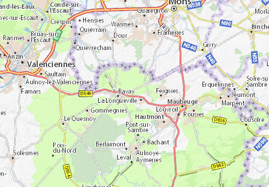 MICHELIN Le Louvion map - ViaMichelin