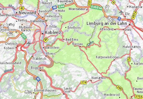 MICHELIN Sulzbach map - ViaMichelin