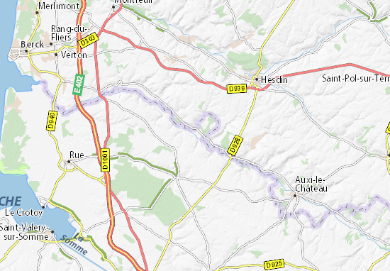 MICHELIN Dompierre-sur-Authie map - ViaMichelin