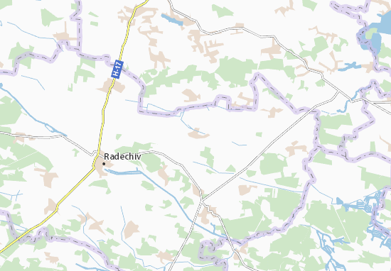 Kulykiv Map