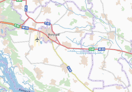 Karte Stadtplan Ivankiv