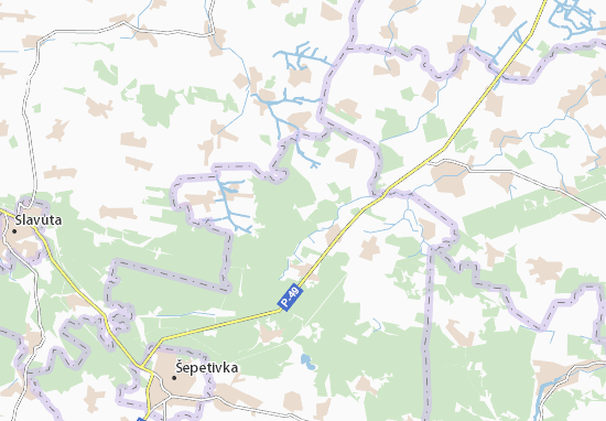 Karte Stadtplan Bronnyky