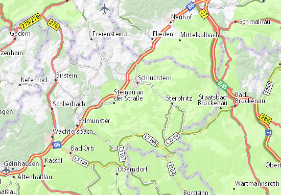 Mapa Hohenzell