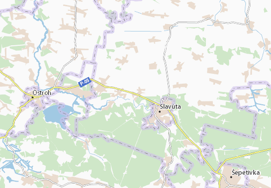 Karte Stadtplan Krupets&#x27;