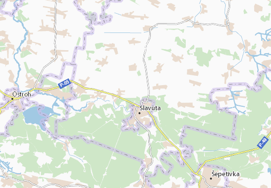Karte Stadtplan Ulashanivka