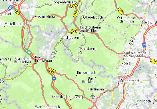 MICHELIN-Landkarte Waldberg - Stadtplan Waldberg - ViaMichelin