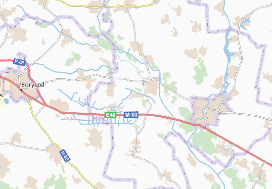 Karte Stadtplan Selychivka