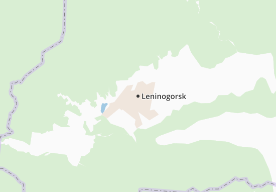 Mapa Leninogorsk