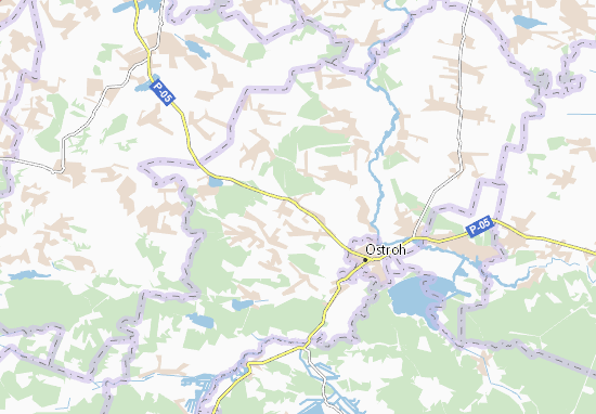 Karte Stadtplan Hrem&#x27;yache