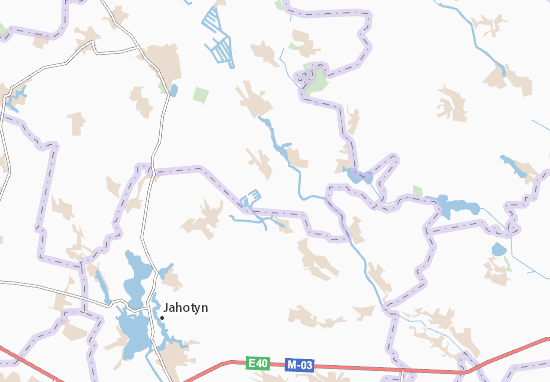 Mapa Nova Orzhytsya