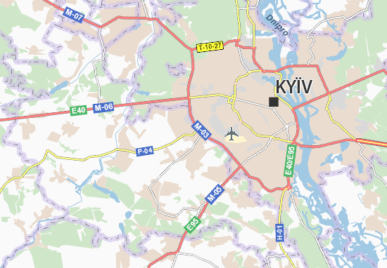 Sofiivs&#x27;ka Borshchahivka Map