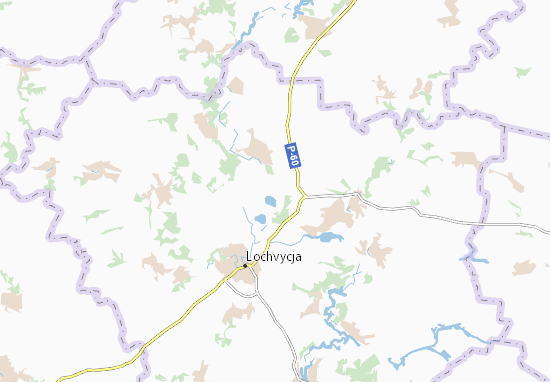 Mapa Hyryavi Iskivtsi
