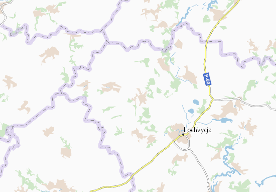 Mapa Yakhnyky