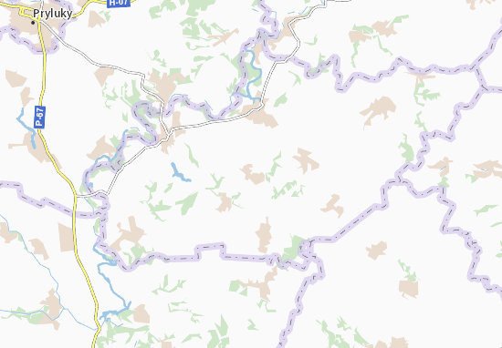Mapa Svitlychne