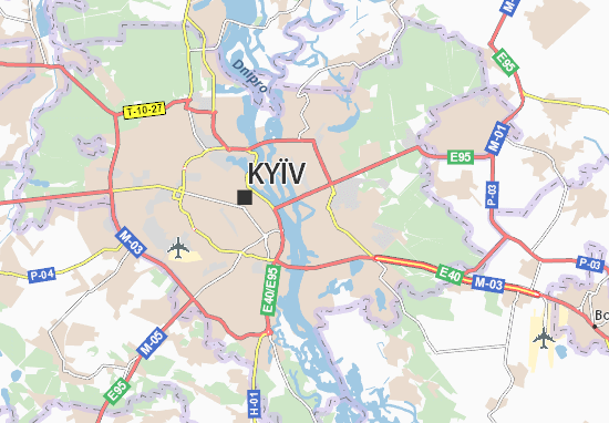 Kaart Plattegrond Rusanivka