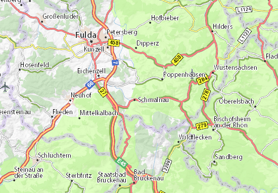 Karte Stadtplan Ebersburg