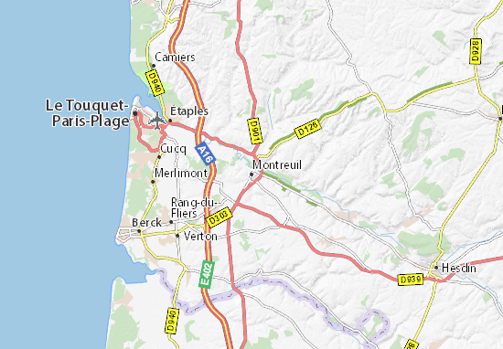 Carte-Plan Montreuil