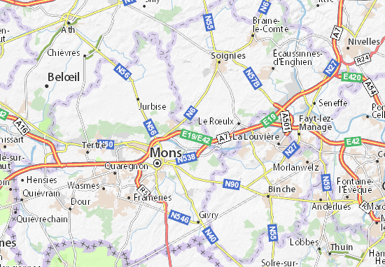 Mapa Saint-Denis