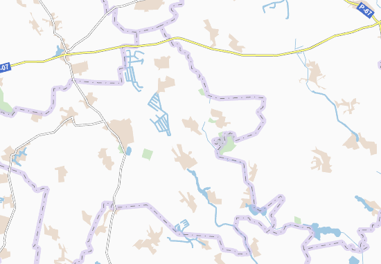Karte Stadtplan Paskivshchyna