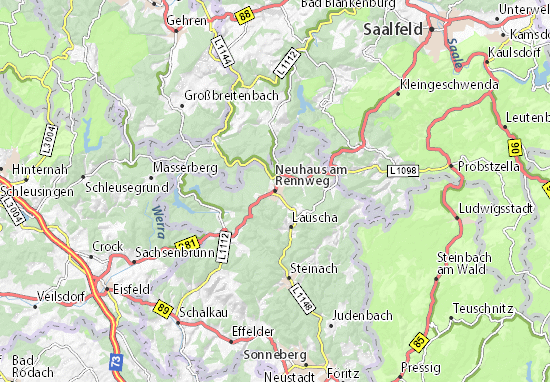 Mapa Neuhaus am Rennweg