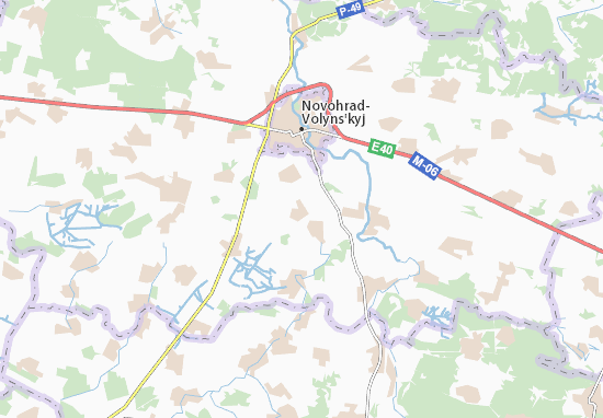 Karte Stadtplan Stryjeva
