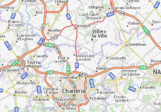 Karte Stadtplan Les Bons Villers