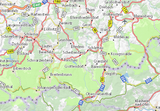 Scheibenberg Map