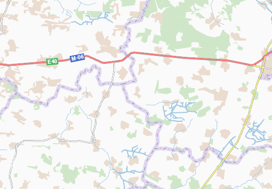 Karte Stadtplan Koseniv