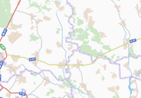 Karte Stadtplan Kulazhyntsi