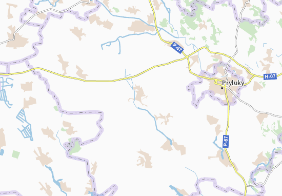 Mapa Rudivka