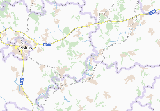 Kaart Plattegrond Kraslyany