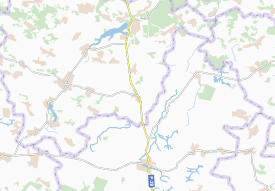 Mapa Toporyshche