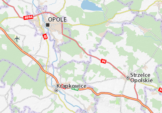 Karte Stadtplan Tarnów Opolski