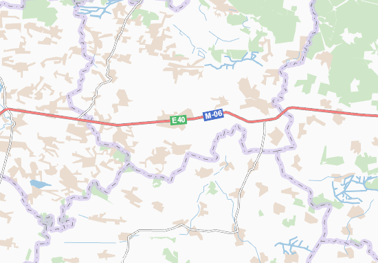 Karte Stadtplan Brykiv
