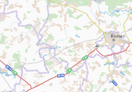 Karte Stadtplan Malyi Shpakiv