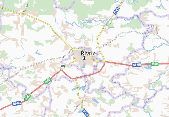 Karte Stadtplan Rivne