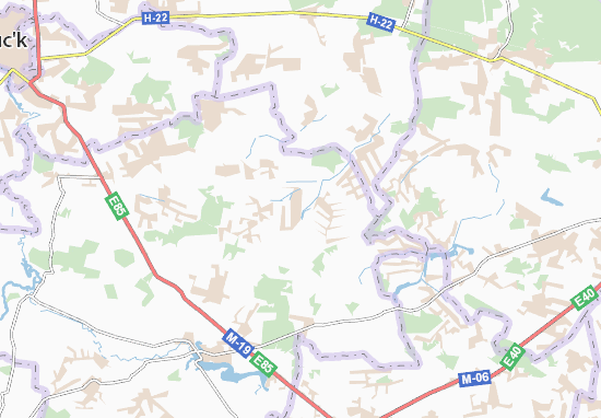 Kaart Plattegrond Posnykiv