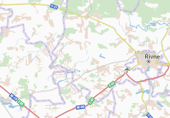 Mapa Humennyky